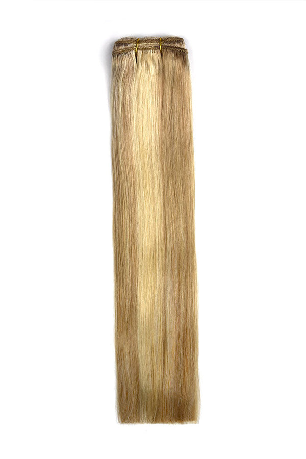 Remy Royale Double Drawn  Human Hair Weft Weave  Extensions - Biscuit Blondey (#18/613)