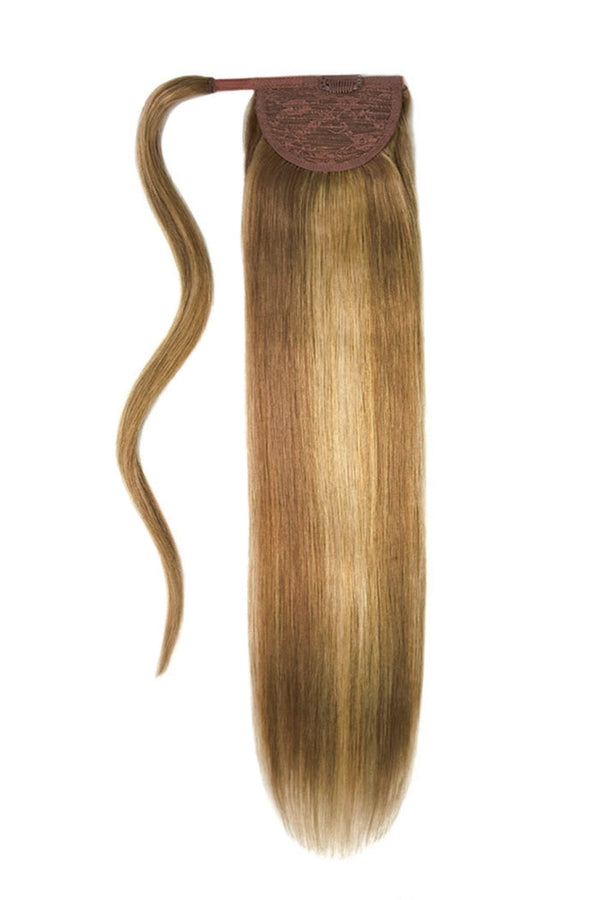 Hazelnut Brondie (#6/27) Straight Up Wrap Around Ponytail Extension